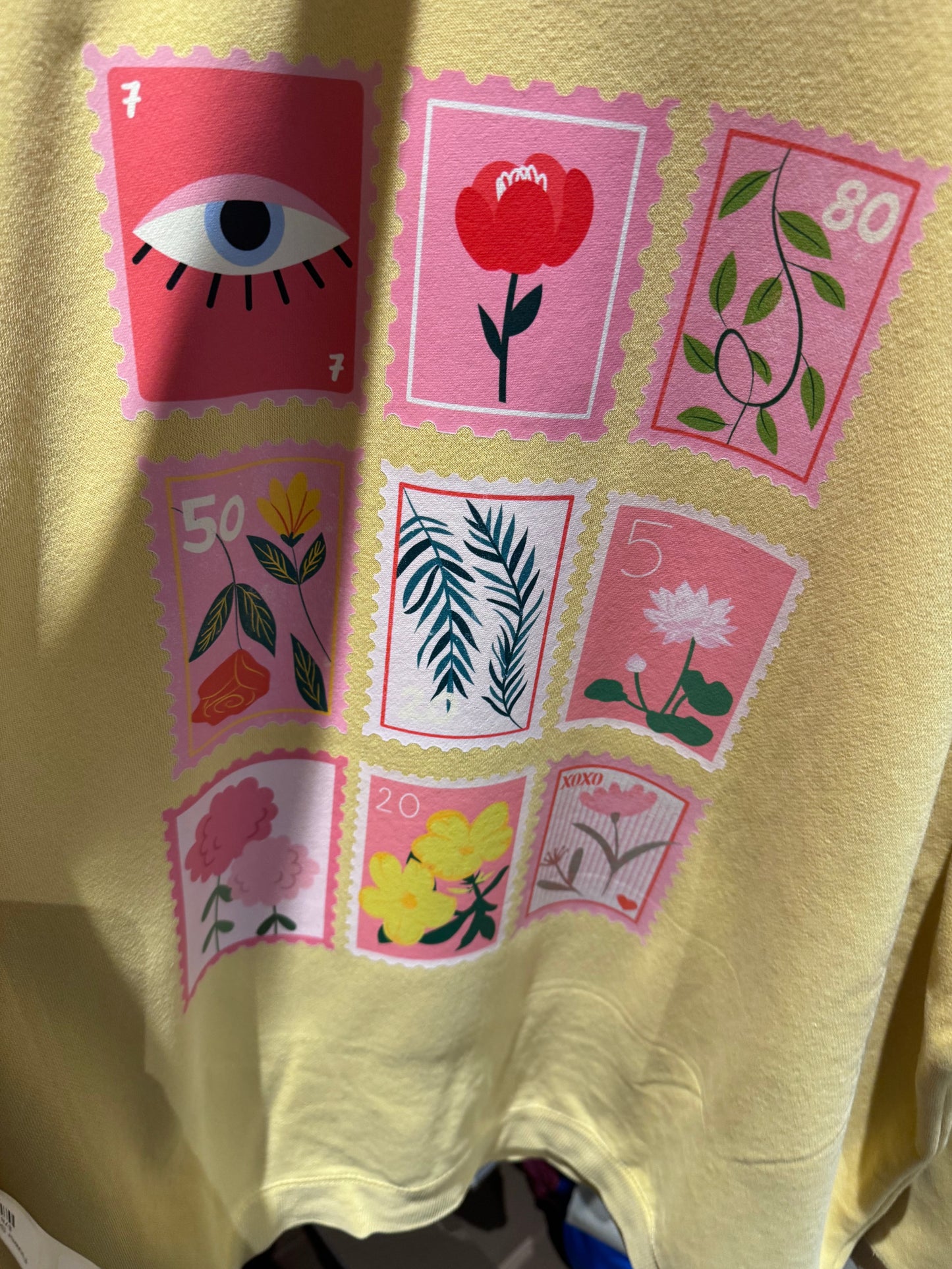 Flower Stamp Sweatshirt