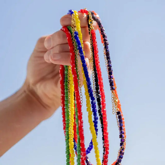 Colored Beaded Necklace