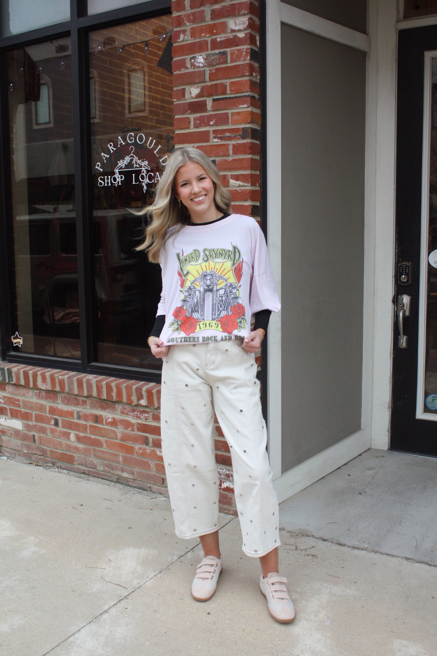 Lynyrd Skynyrd Southern Rock And Roll One Size Tee