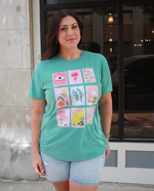 Flower Stamp Tee
