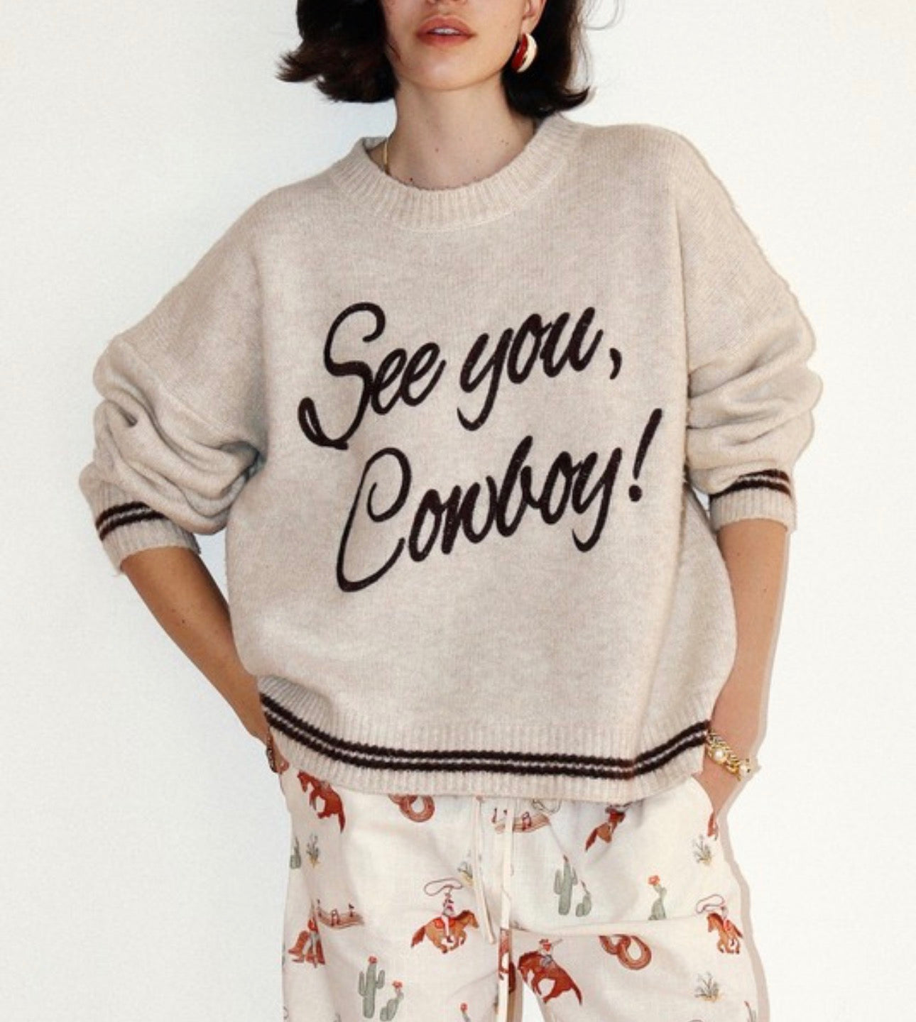 See You Cowboy Pullover