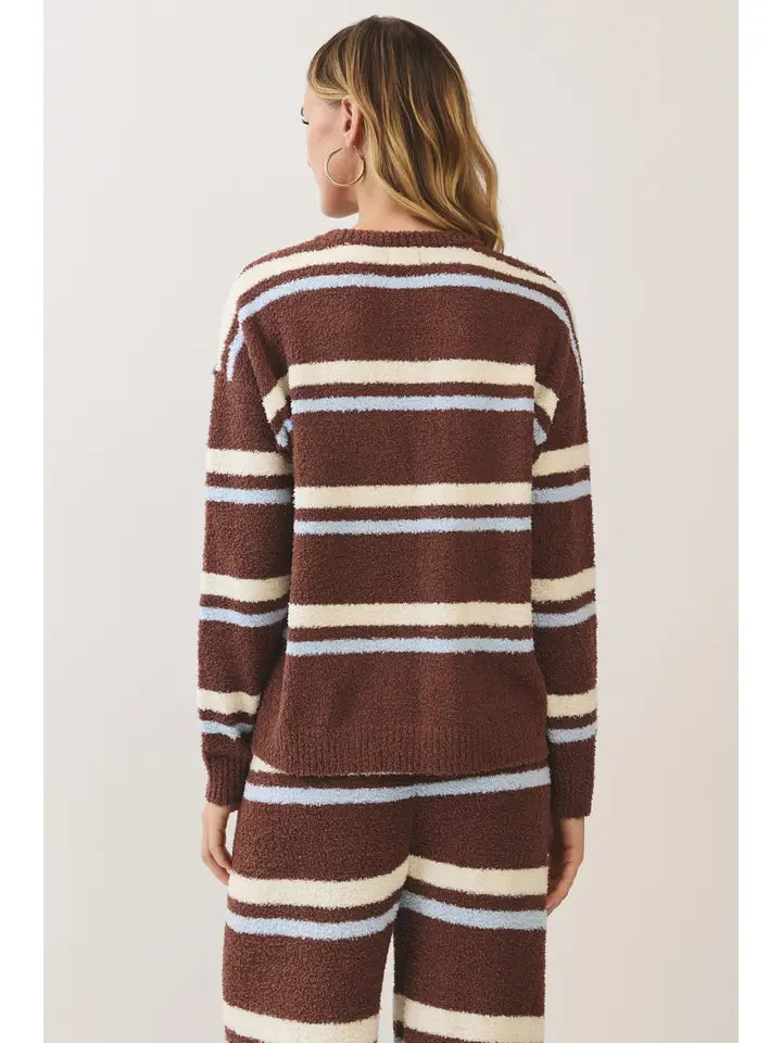 Cozy Striped Knit Sweater