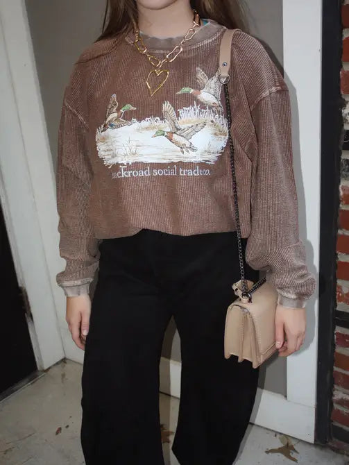 Scattered Duck Pullover