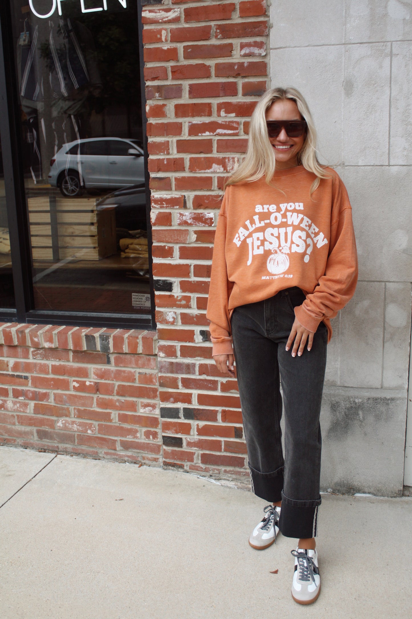 Fall-O-Ween Jesus Sweatshirt