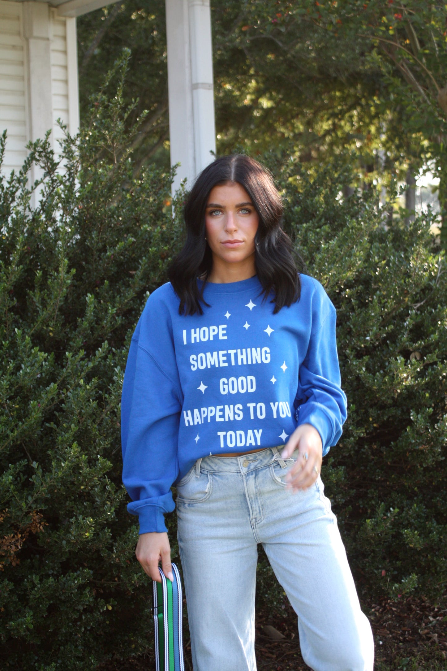Something Good Slightly Cropped Crewneck Sweatshirt
