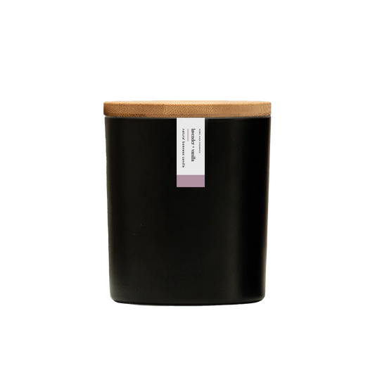 LAVENDER + VANILLA BEESWAX CANDLE | 8.75 OZ