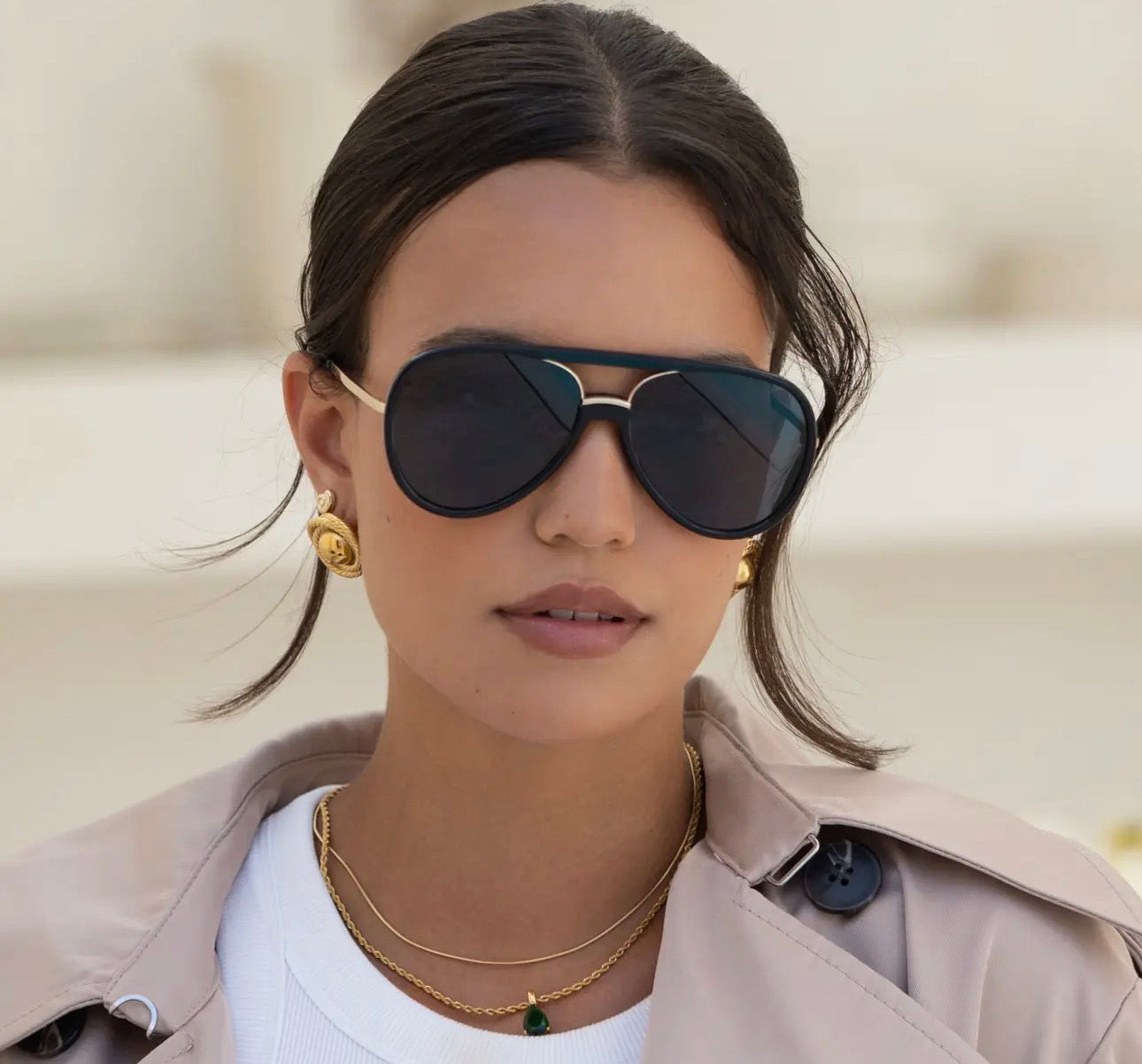 Shay (New) Unisex Aviator Sunglasses
