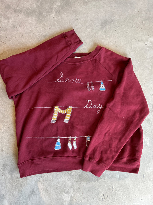 Snow Day Raglan Sweatshirt