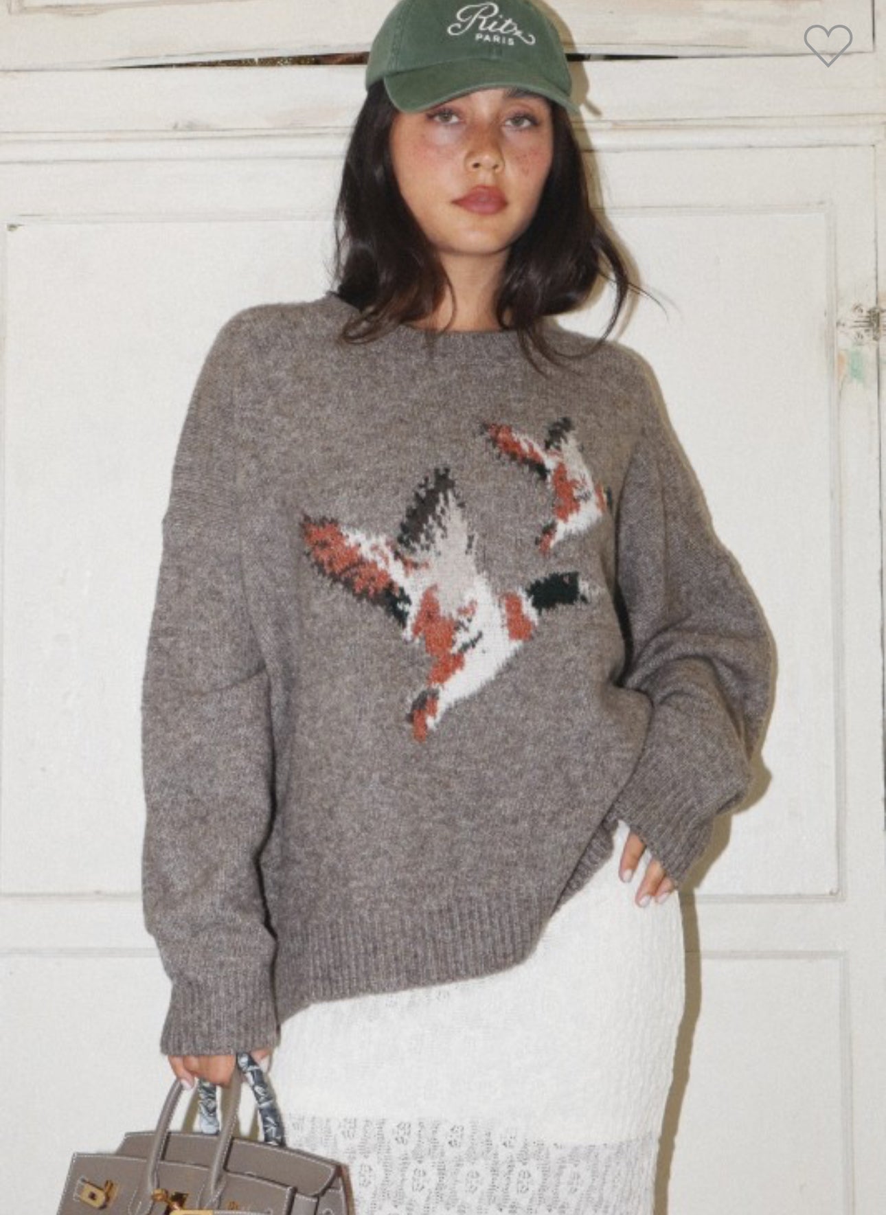 flying duck knit sweater