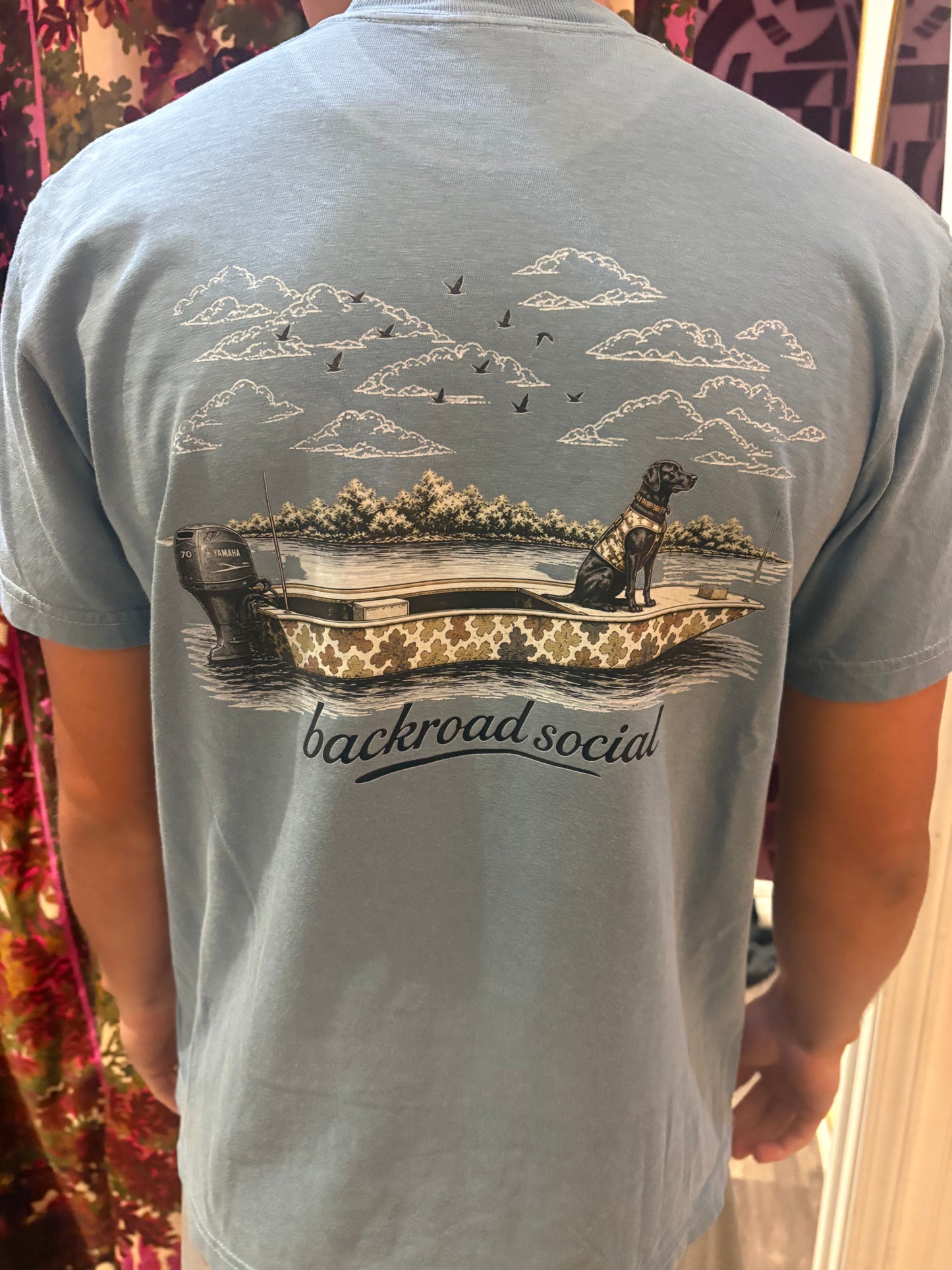 Boat Hunting Dog TShirt