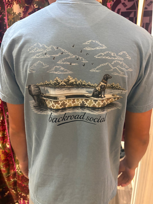 Boat Hunting Dog TShirt