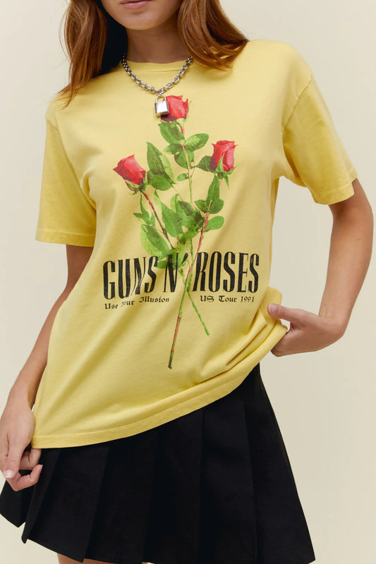 GUNS N' ROSES USE YOUR ILLUSION ROSES WEEKEND TEE