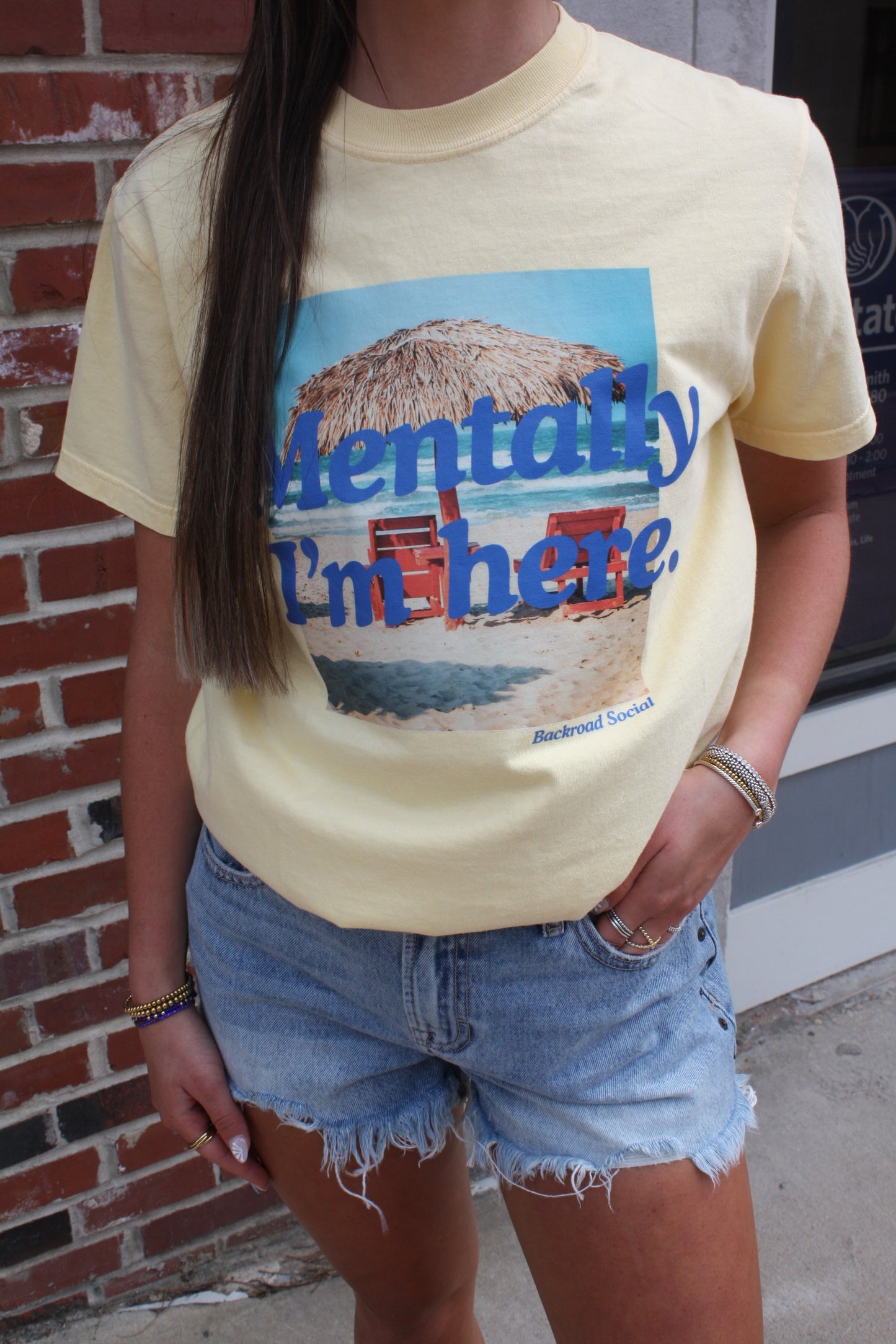 Mentally I’m Here Tee
