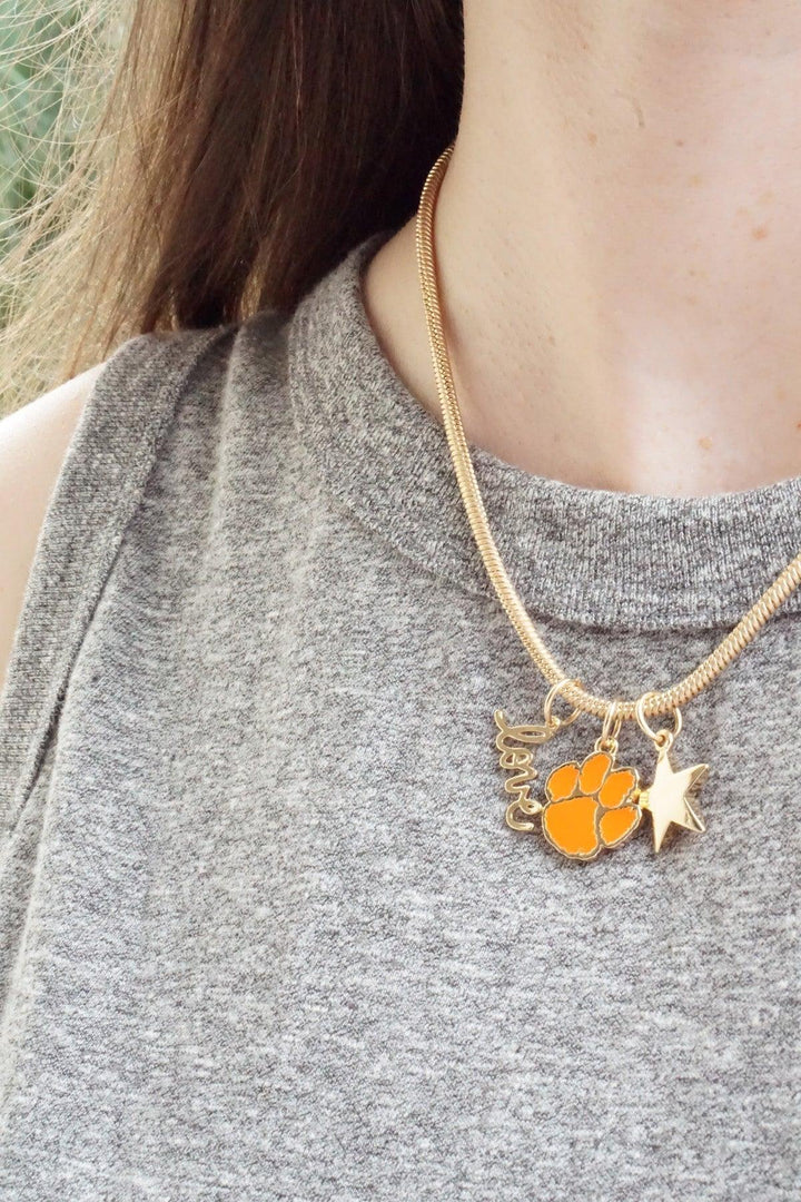 Puffy Star Charm in Shiny Gold