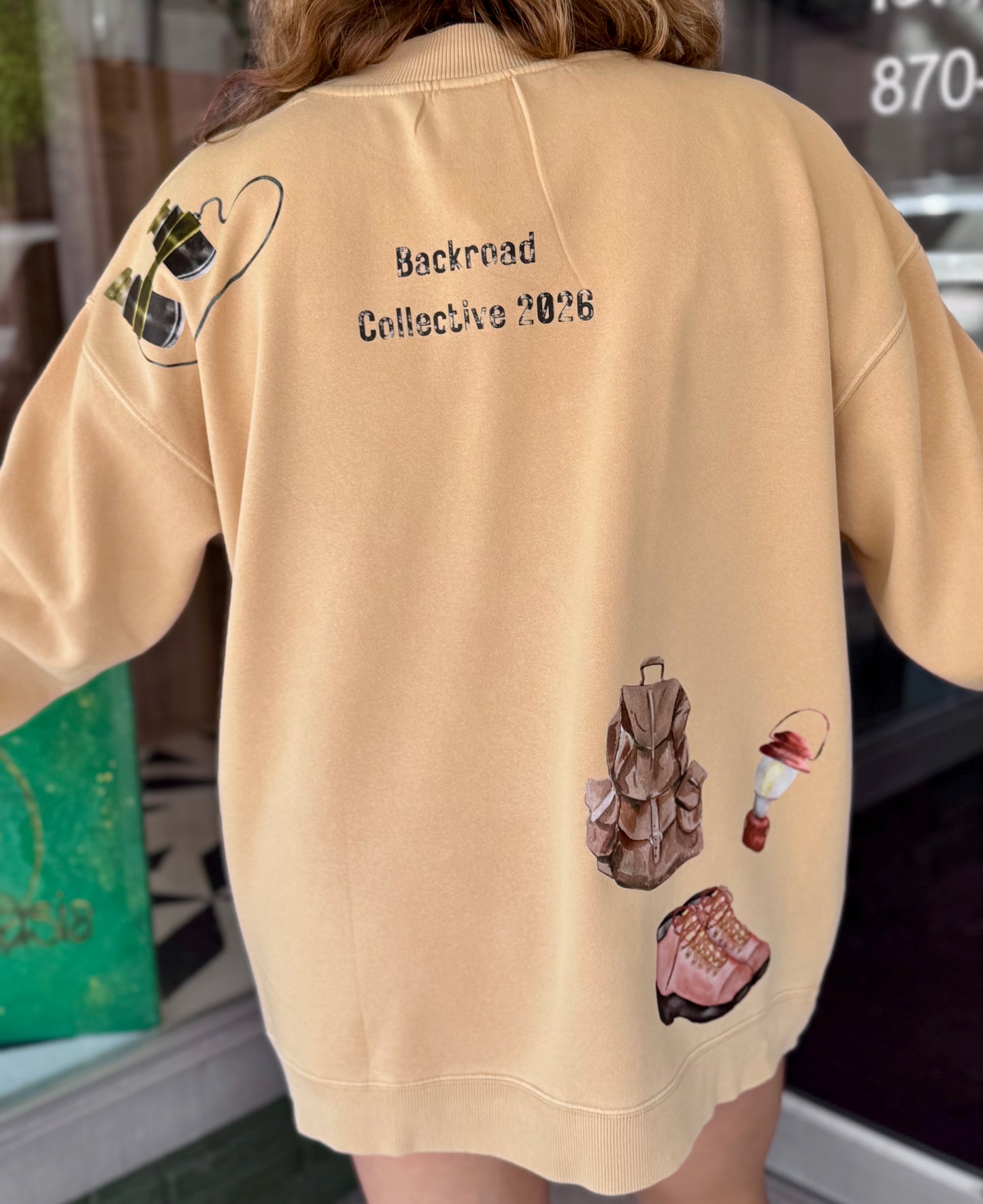 Gone Camping Mock Neck