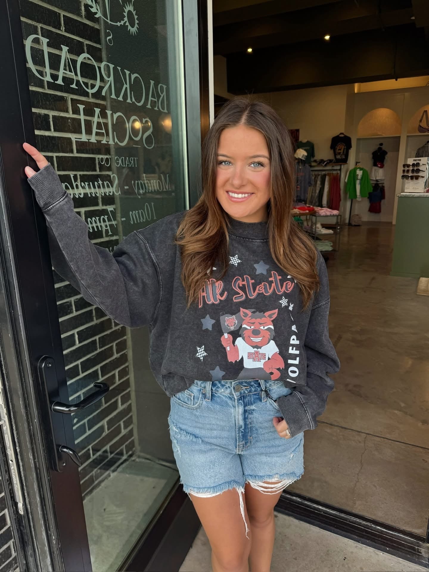 Arkansas State Wolfpack Slightly Oversized Sweatshirt