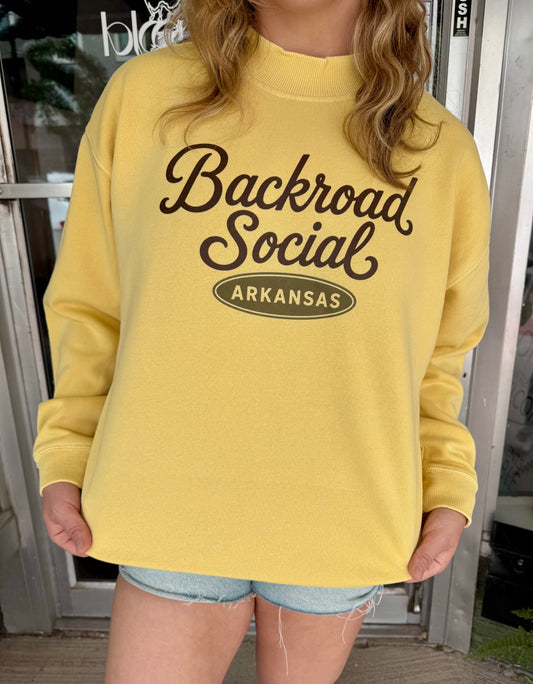 Backroad Social AR Mock Neck