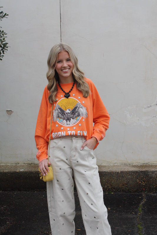 Born To Fly Oversized Sweatshirt