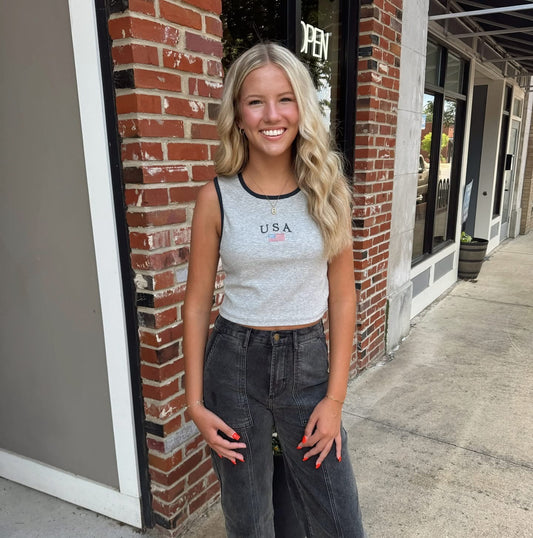 USA Crop Tank