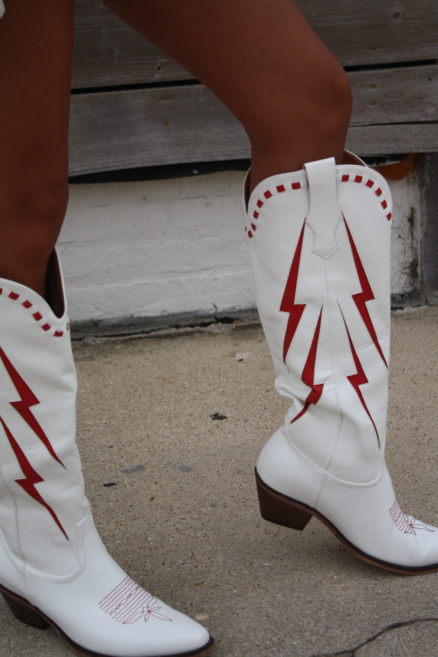 Red Bolt Western Boots