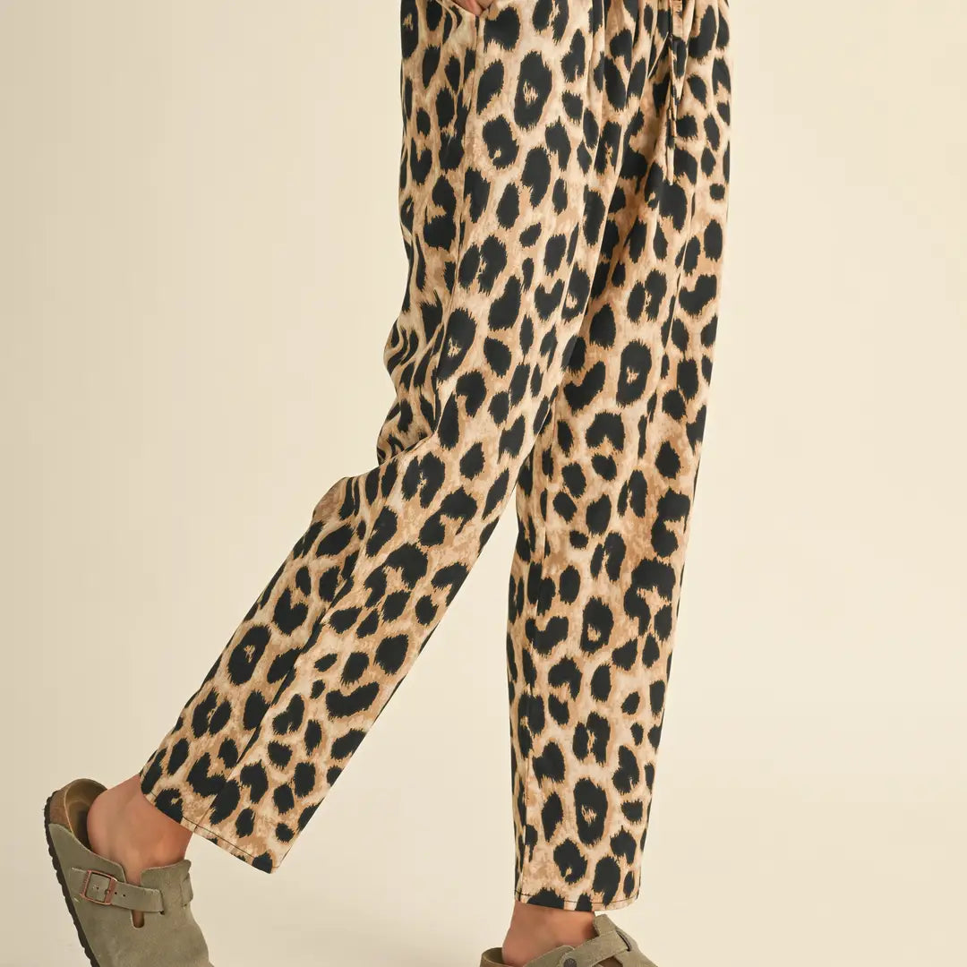 Leopard Joggers