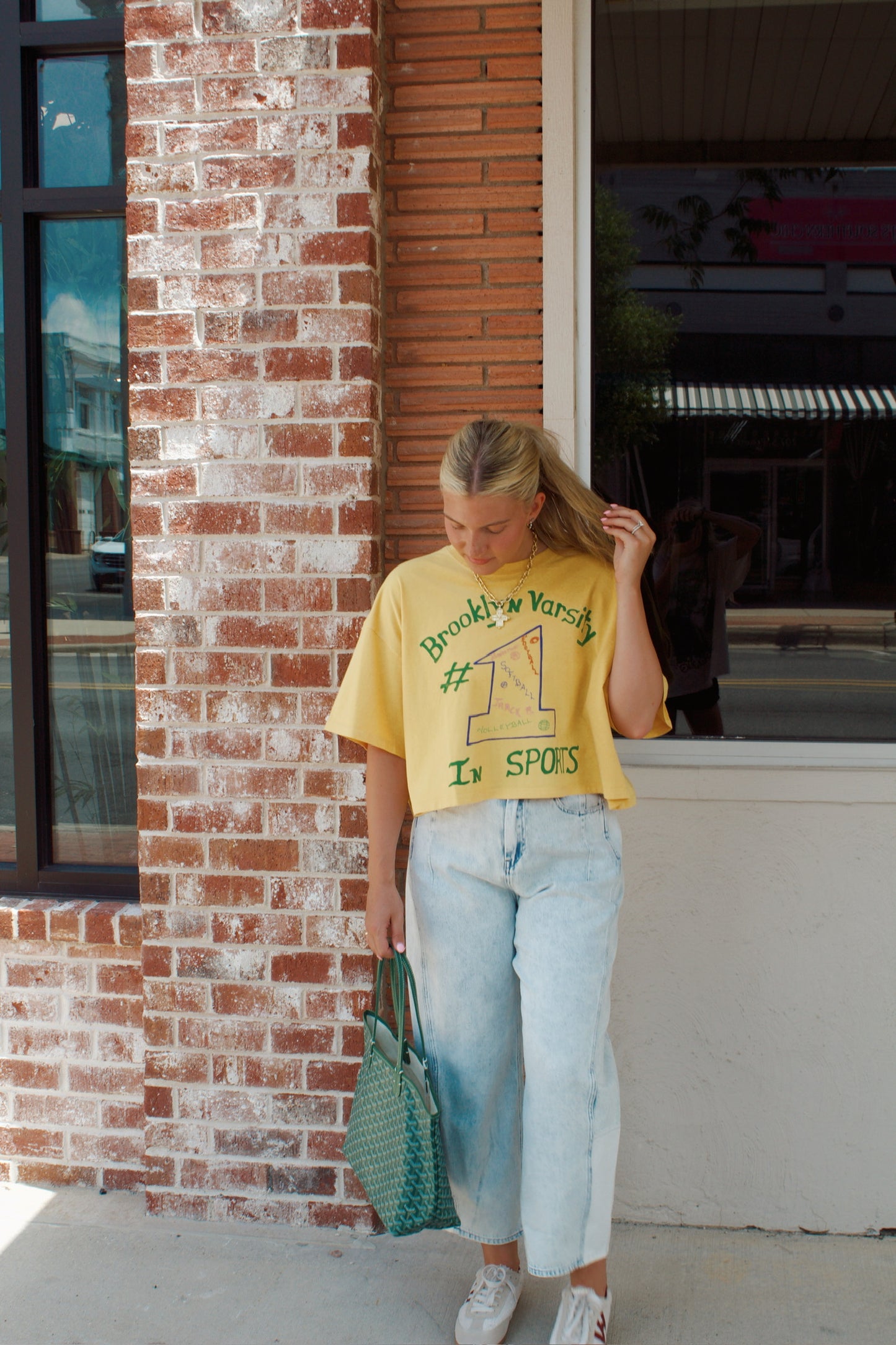 Number One In Sports Cropped OS Tee