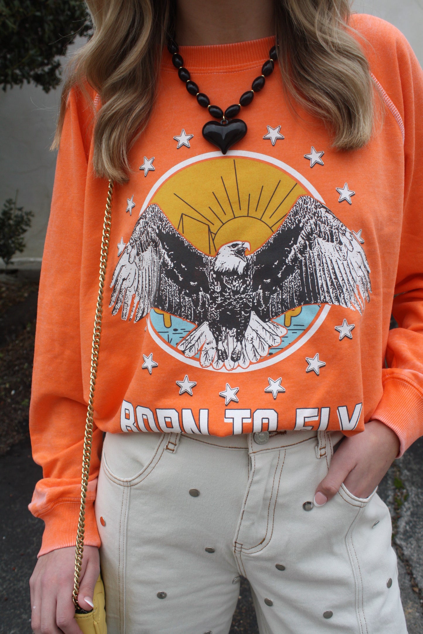 Born To Fly Oversized Sweatshirt
