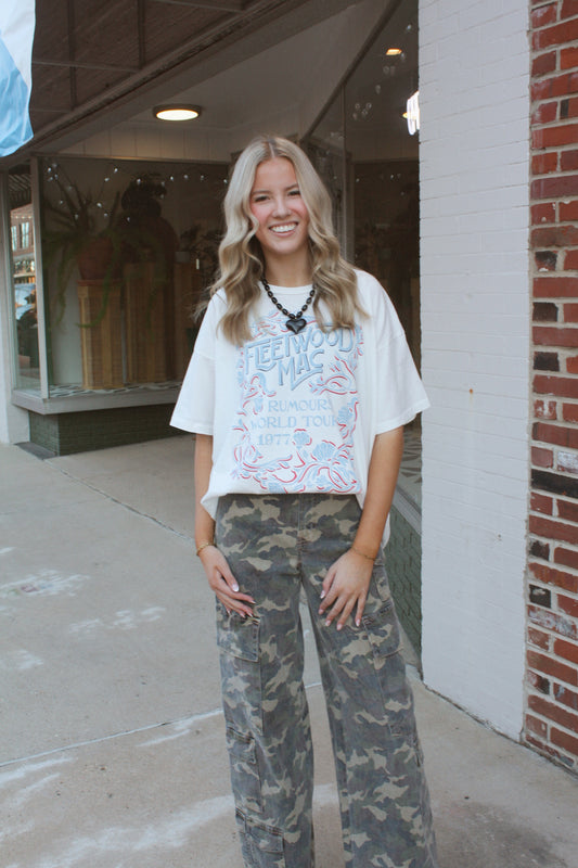 Fleetwood Mac World Tour '77 Merch Tee