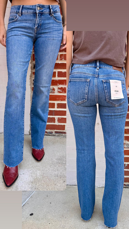 Ryan Medium Wash Low Rise Jean