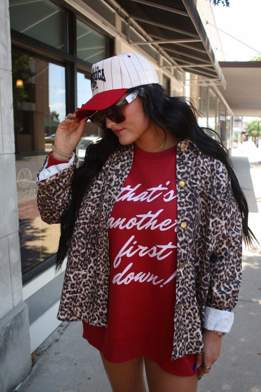 "That's Another First Down!" Crewneck Sweatshirt