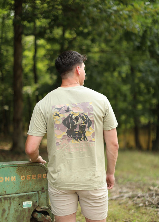 Dog Old School Camo Short Sleeve