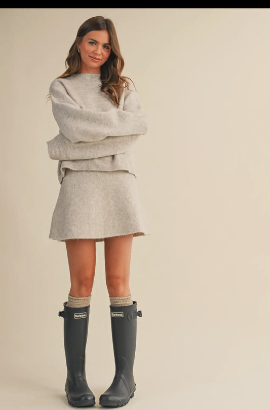 Oatmeal Long Sleeve Sweater