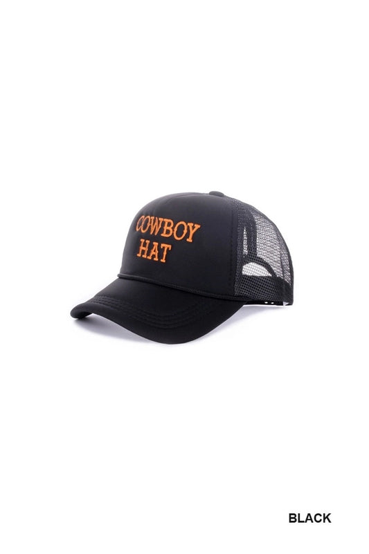 Coastal Cowgirl - Blue Corduroy Trucker Hat