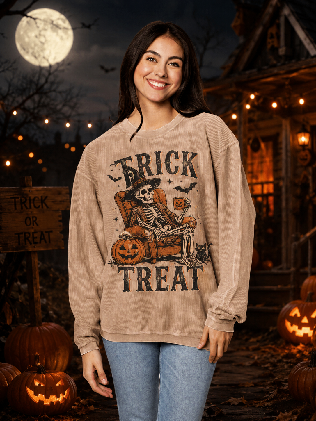Truck or treat skeleton
