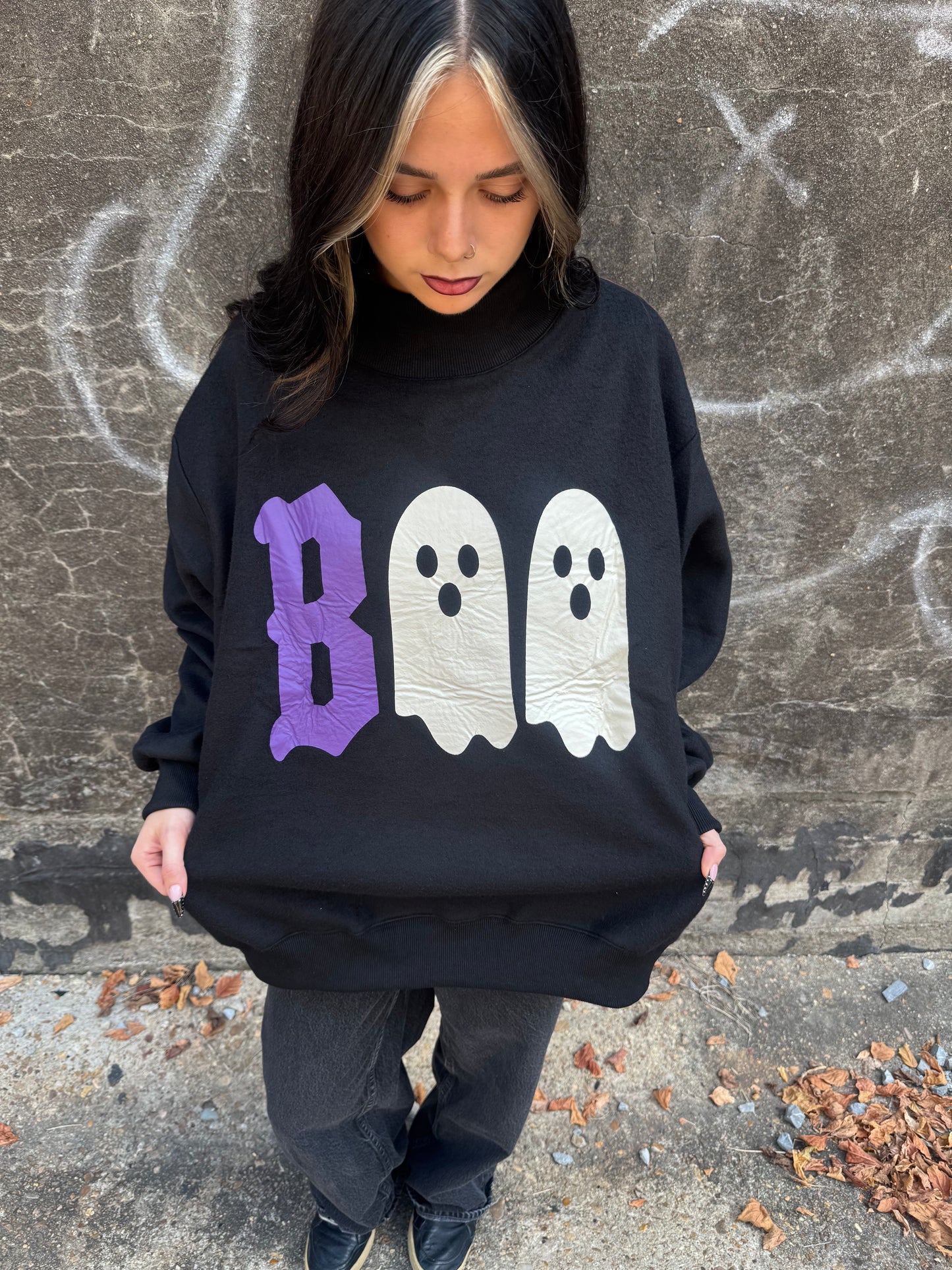 BOO Mock Neck