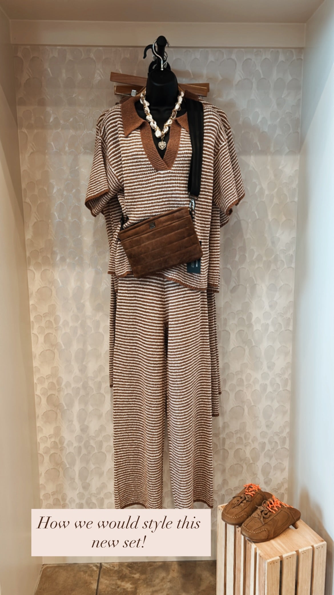 Sweater wide leg pants