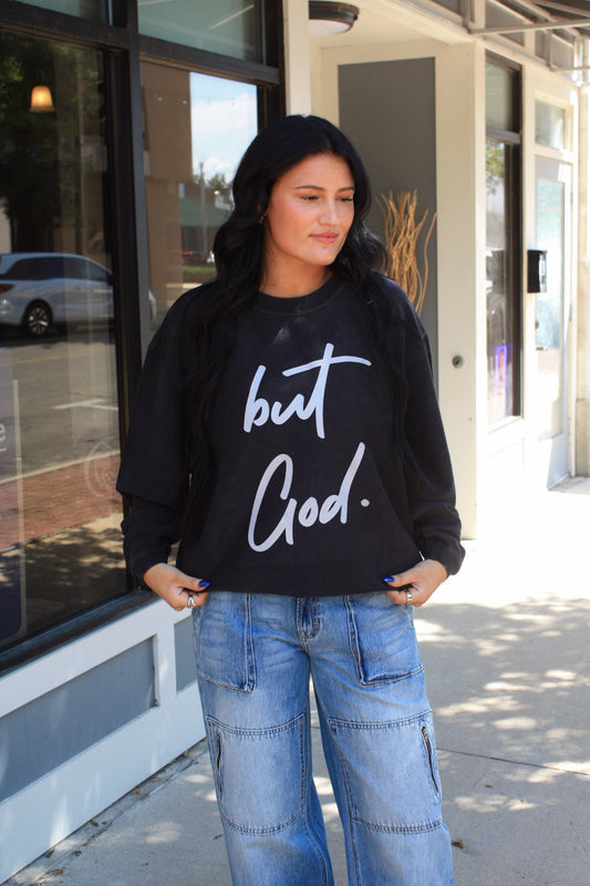 But God Corded Sweatshirt