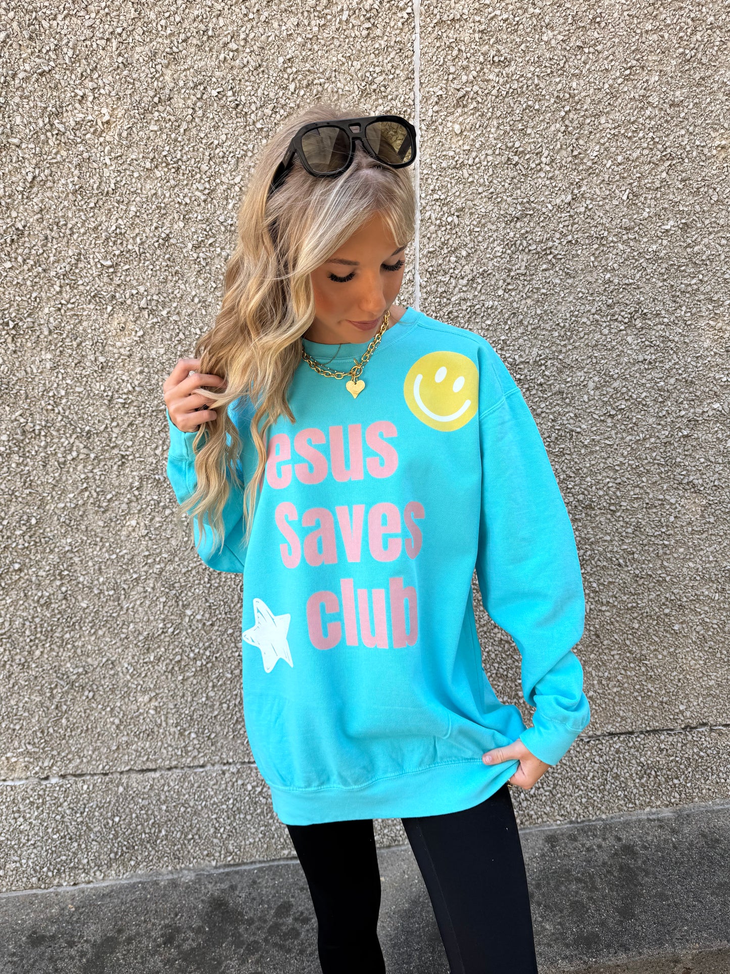 Jesus Saves Club Sweatshirt
