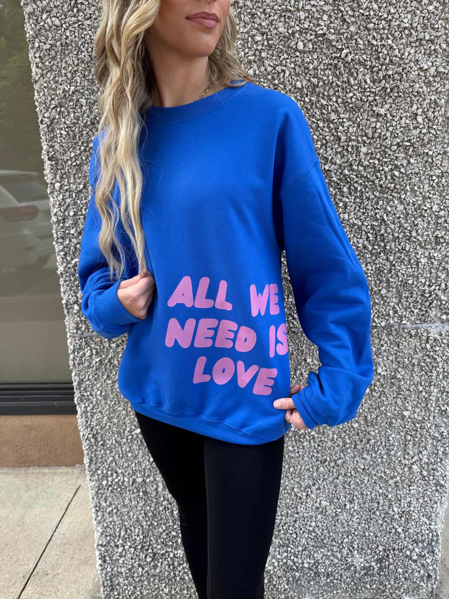 All We Need is Love Graphic Sweatshirt