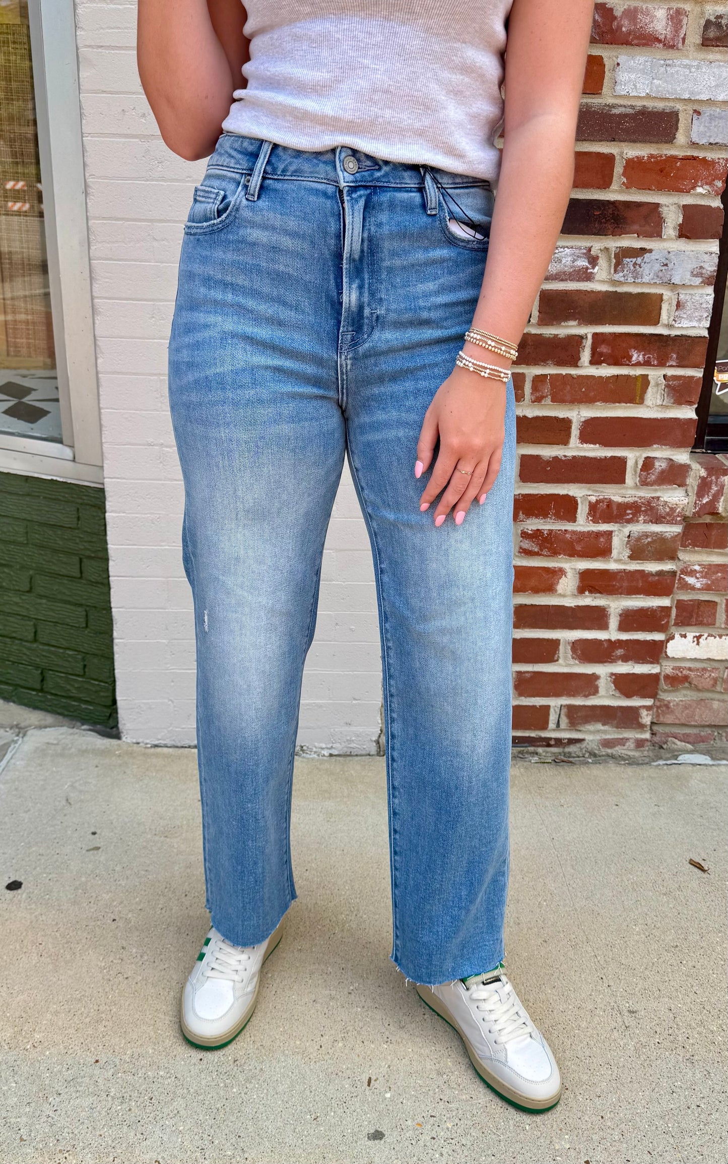 Tracey High Rise Straight Jean