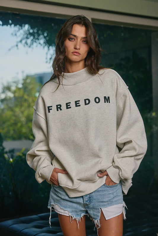 freedom/legacy reversible mockneck