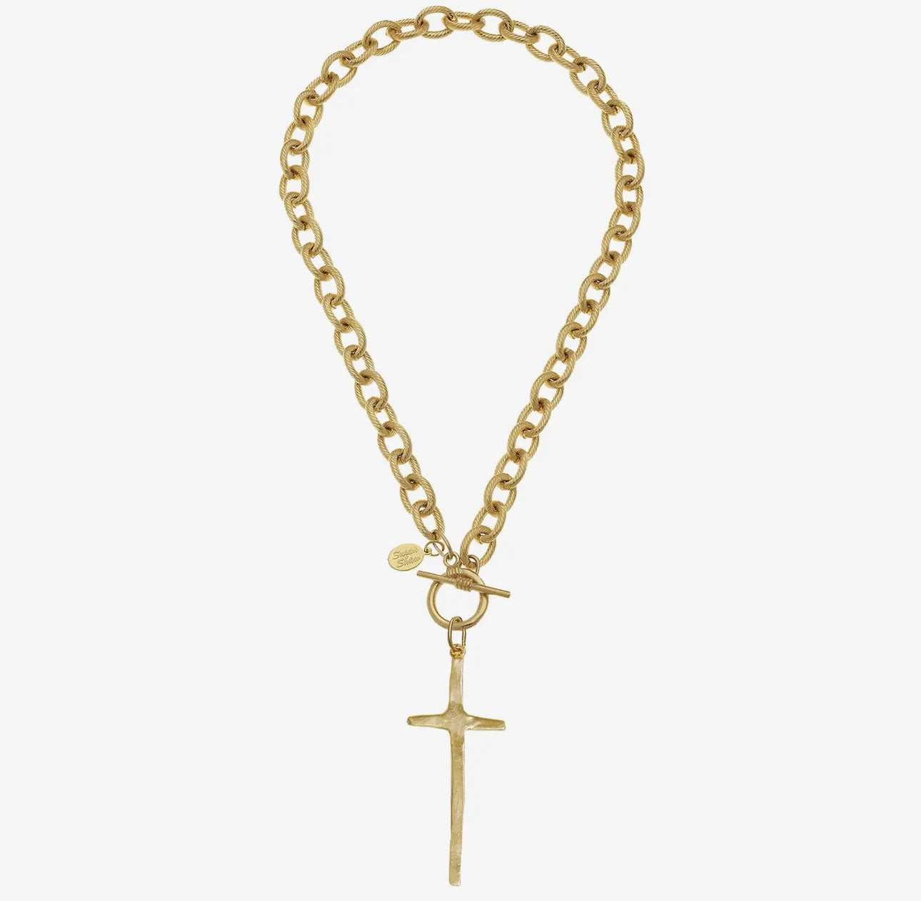 Cross Toggle Necklace