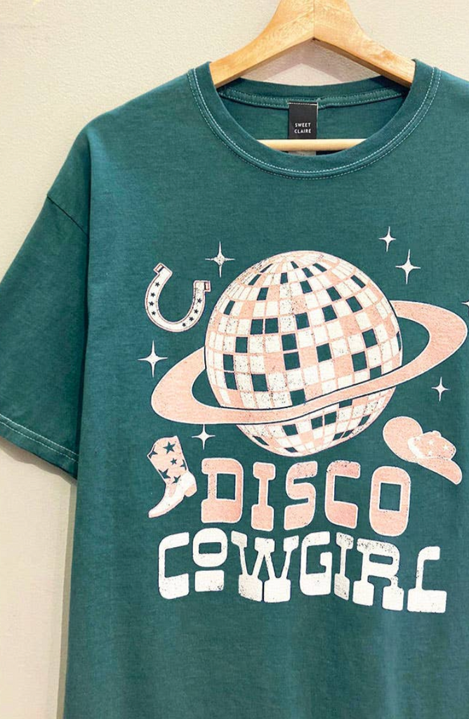 Disco Cowgirl Graphic Tee