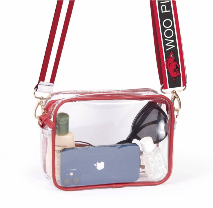Clear Purse with Reversible AR Straps