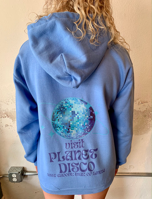 Blue Visit Planet Disco Sweatshirt