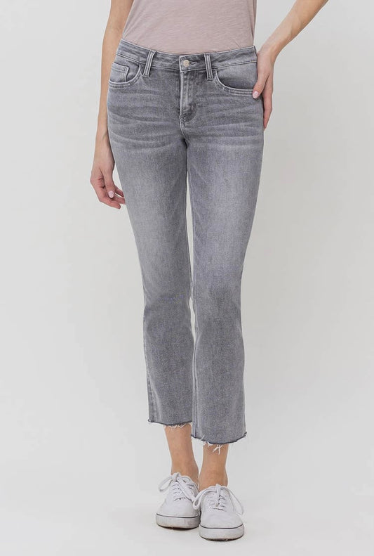 Mid Rise Slim Straight