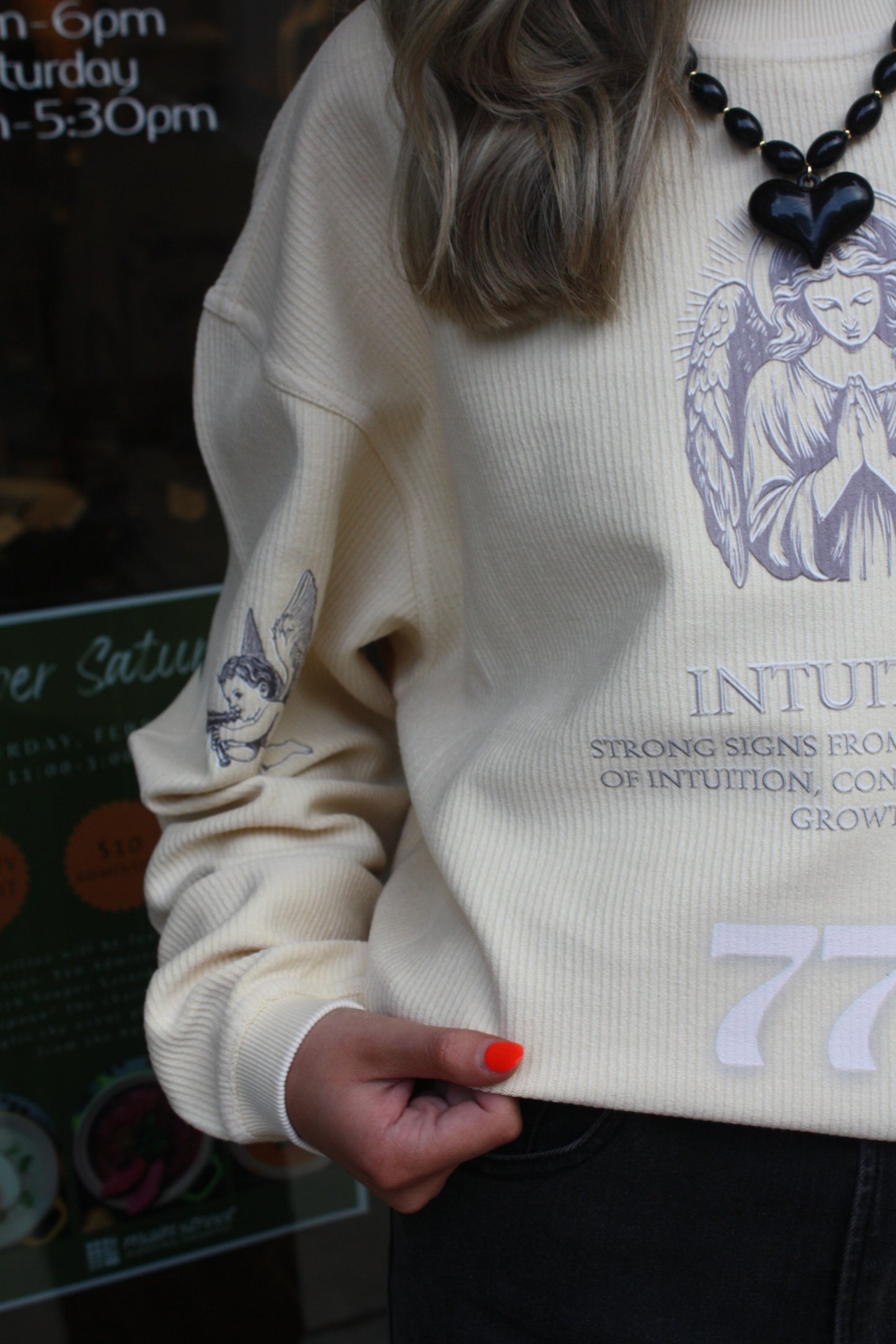 Intuition Corded Crewneck