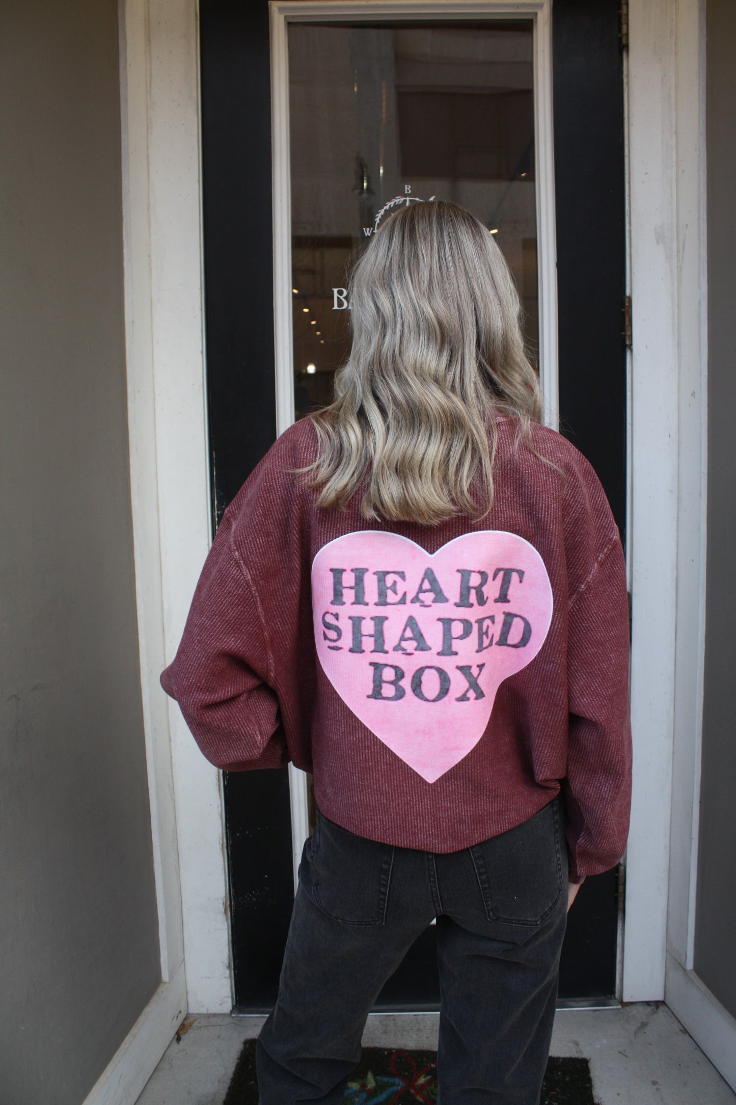 True Romantic Corded Crewneck