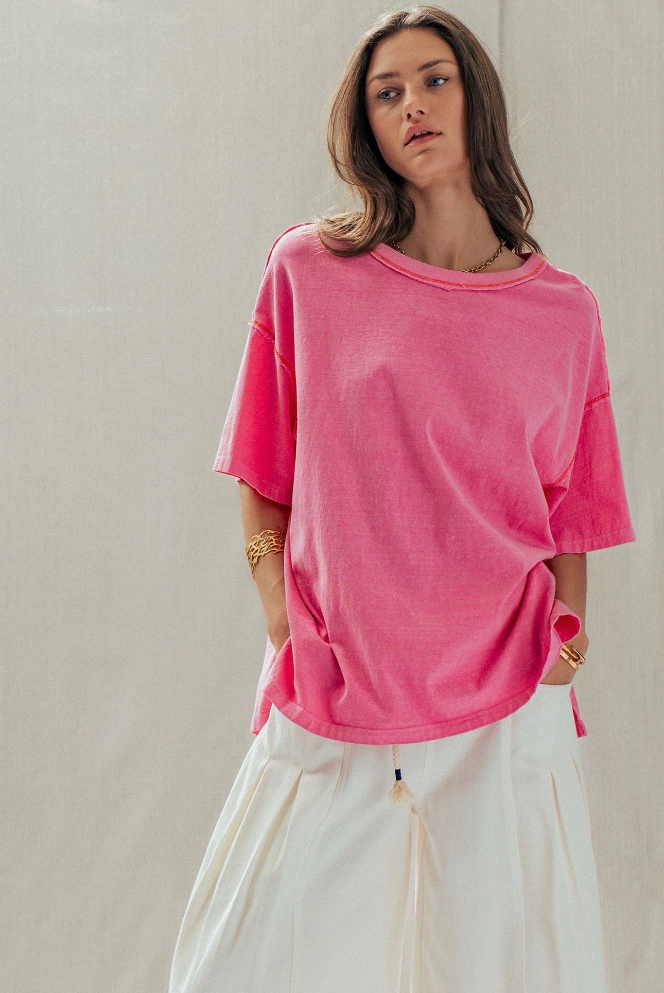 Mineral Wash Oversized Tee