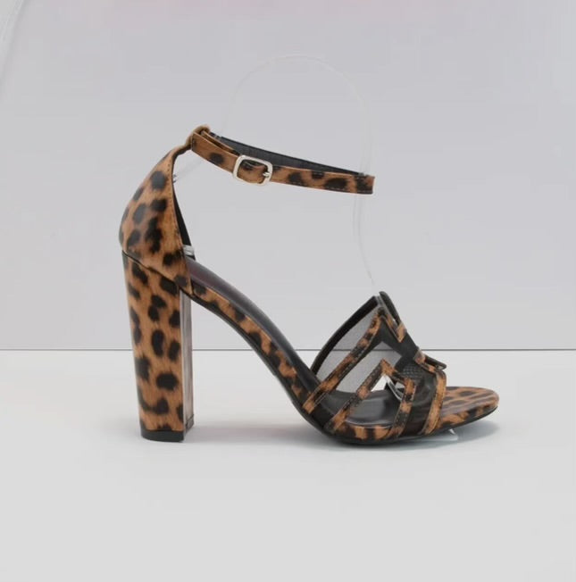 Cheetah Wild Diva Heels